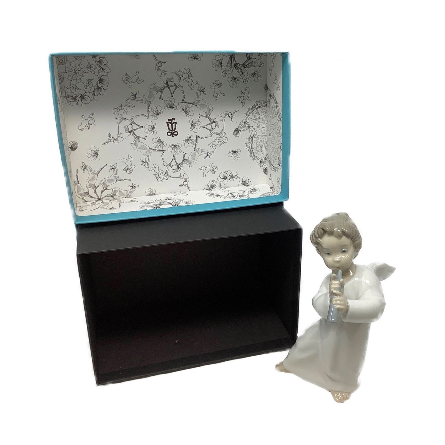 素敵でユニークな リアドロ かわいいフルート 置物