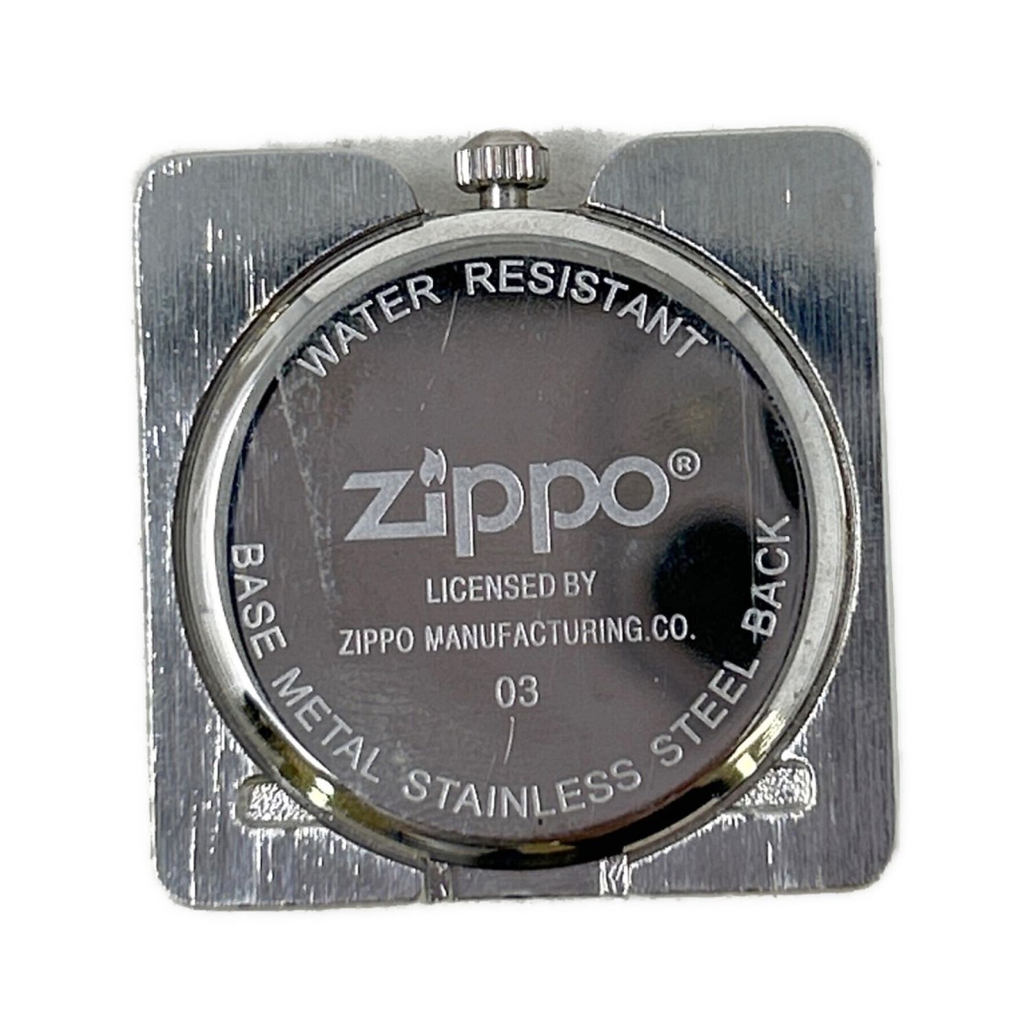 ZIPPO 2003年製造 TIME LIGHT ※時計電池切れ｜トレファクONLINE