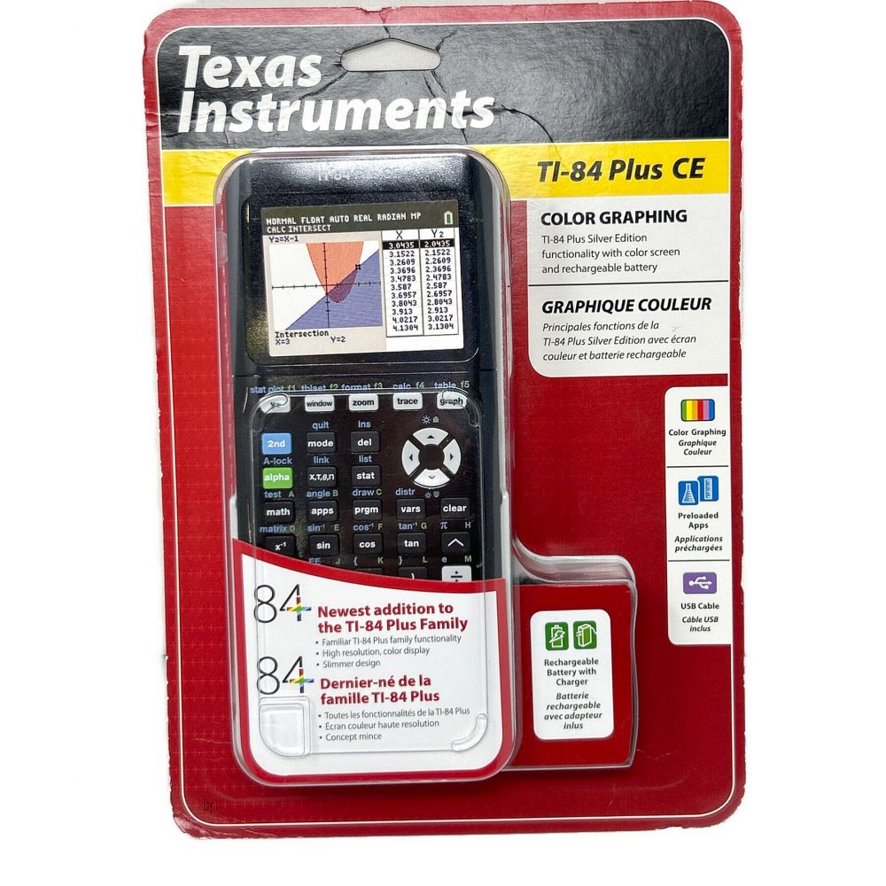 Texas Instruments TI-84 Plus CE カラーグラフ計算機｜トレファクONLINE