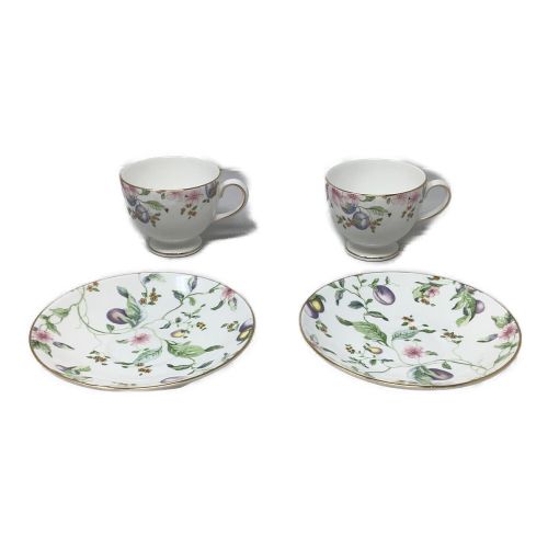 Wedgwood (ウェッジウッド) カップ&ソーサー スウィートプラム 2P 