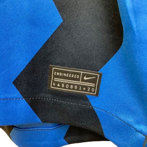NIKE (ナイキ) トレーニングシャツ メンズ SIZE LL ブルー×ブラック インテル 20/21 ユニフォーム CD4240-414