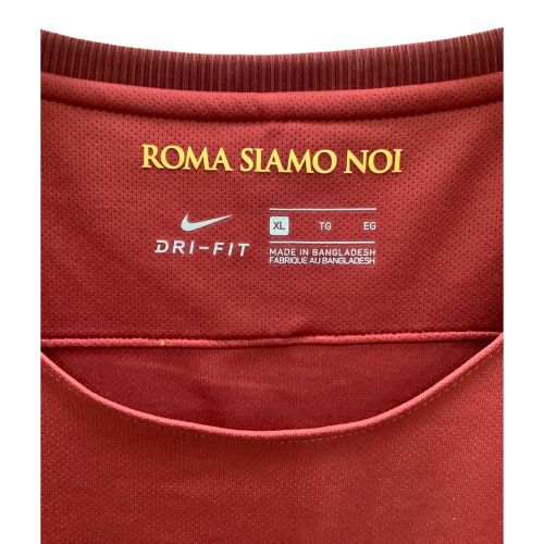 NIKE (ナイキ) トレーニングシャツ メンズ SIZE LL レッド ASローマ 17/18 ユニフォーム TOTTI 847284-613