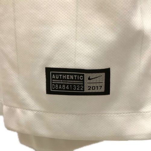 NIKE (ナイキ) トレーニングシャツ メンズ SIZE LL ホワイト ASローマ 17/18 ユニフォーム アウェイ 半袖 レプリカ TOTTI 847283-100