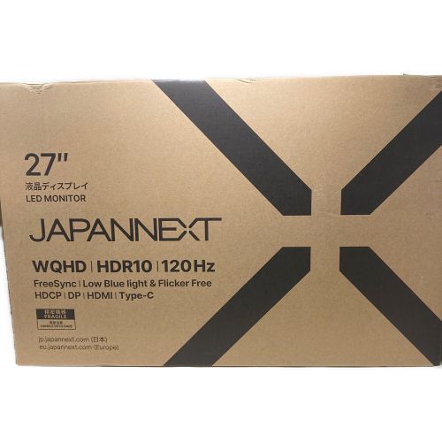 japannext (ジャパンネクスト) ゲーミングモニター JN-27iB120Q-H-C6 27型 IPS方式 WQXGA(2560x1600) -