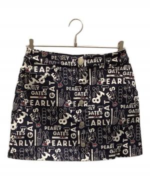 PEARLY GATES (パーリーゲイツ) ゴルフウェア(スカート)　PEARLY GATES（パーリーゲイツ）ストレッチグログラン スカート　055-2234020 ネイビー サイズ:1