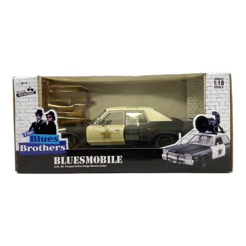 Bobby Abley (ボビー　アブリー) モデルカー 1/18 BLUESMOBILE 1974 Mt. Prospect Police Dodge Monaco Sedan