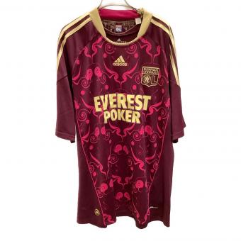 adidas (アディダス) サッカーユニフォーム メンズ SIZE XL ピンク リヨン 10/11 P00325