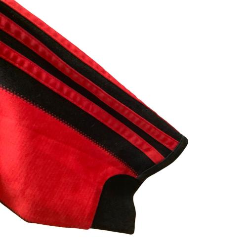 adidas (アディダス) サッカーユニフォーム メンズ SIZE L レッド×ブラック ACミラン