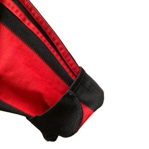 adidas (アディダス) サッカーユニフォーム メンズ SIZE L レッド×ブラック ACミラン