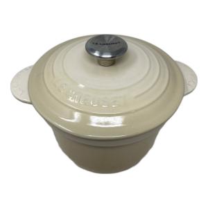 LE CREUSET (ルクルーゼ) ココットエブリィ18 ベージュ キズ