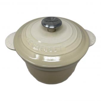 LE CREUSET (ルクルーゼ) ココットエブリィ18 ベージュ キズ