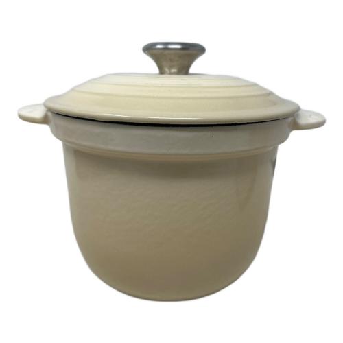 LE CREUSET (ルクルーゼ) ココットエブリィ18 ベージュ キズ