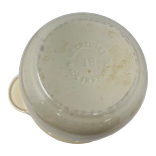 LE CREUSET (ルクルーゼ) ココットエブリィ18 ベージュ キズ