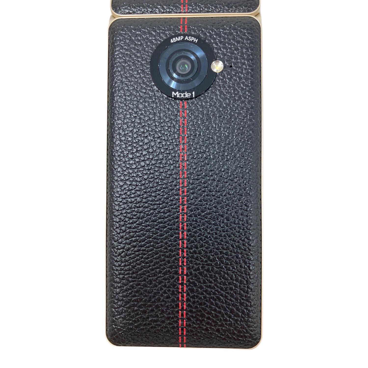 Mode 1 RETRO II MD-06P ウルフブラック Amazon | Mode1 ガラケー 型 SIMフリー スマホ RetroII レザー調