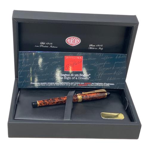 AURORA (アウロ-ラ) 万年筆 ブラウン ラッカー B13 イプシロン