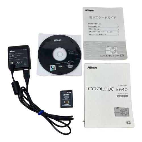 Nikon (ニコン) コンパクトデジタルカメラ 動作確認済 COOLPIX S640 20000460