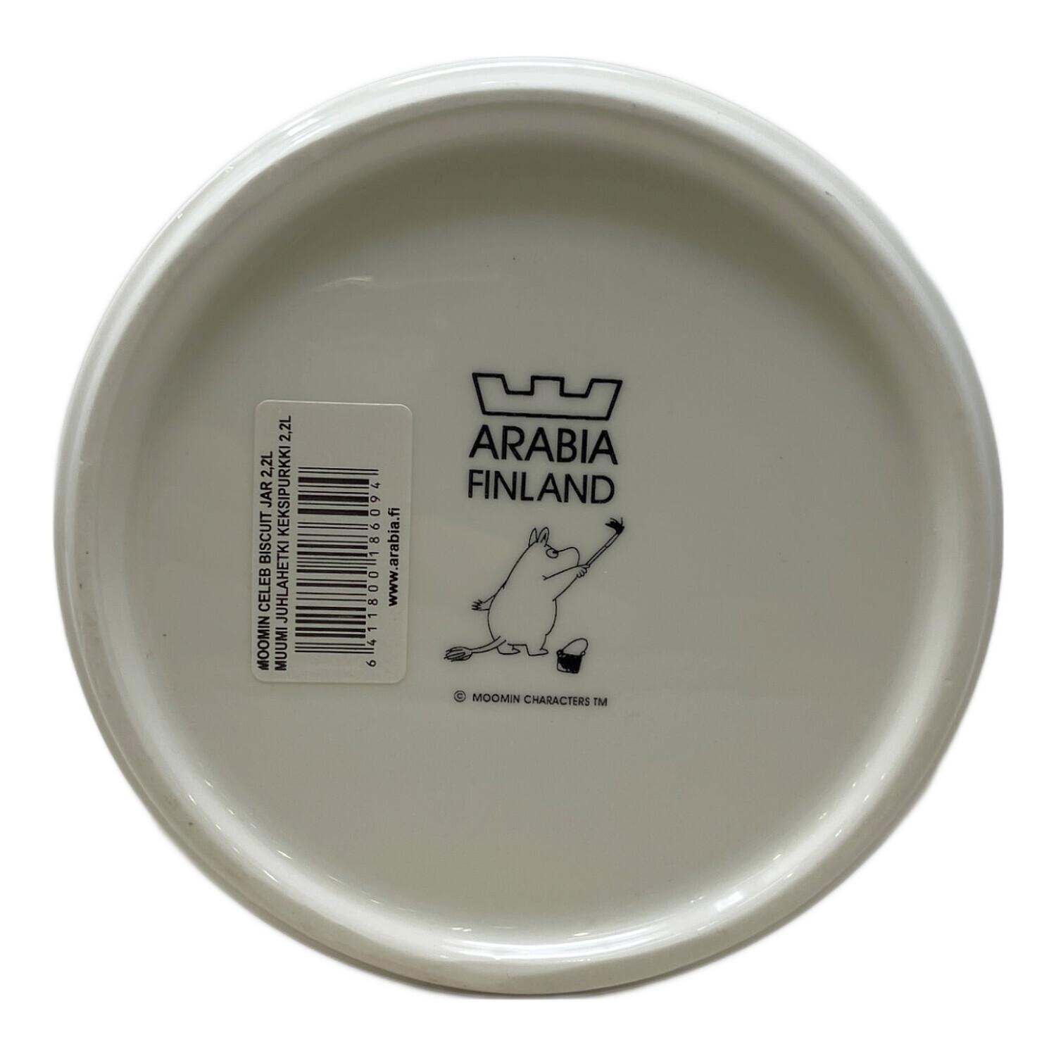 ARABIA (アラビア) クッキージャー ホワイト ムーミン