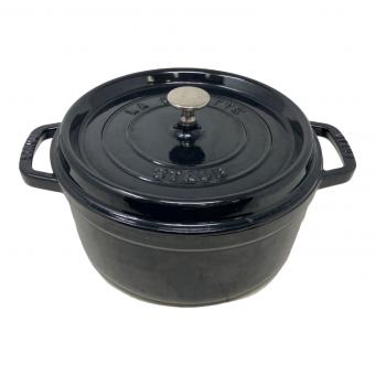 Staub (ストウブ) 両手鍋 24cm ブラック