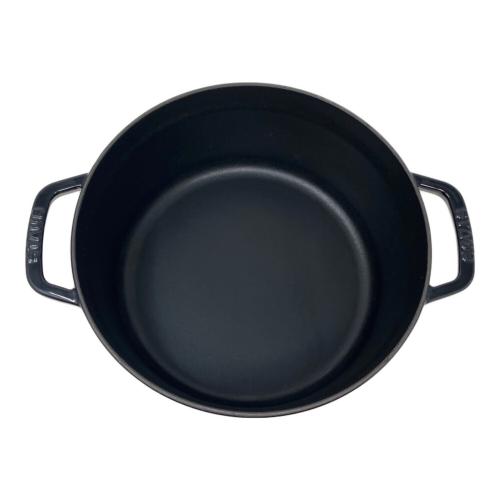Staub (ストウブ) 両手鍋 24cm ブラック