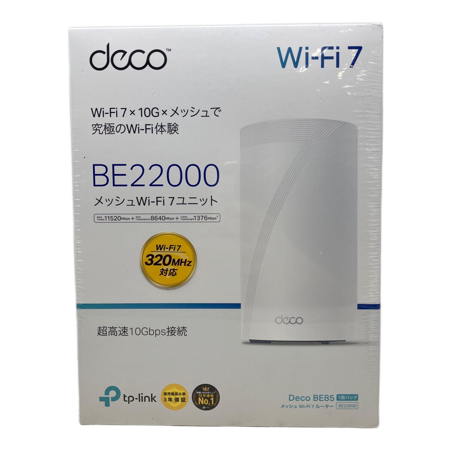 FUKA ファッション 様専用】BE22000 メッシュWi-Fi 7ルータ