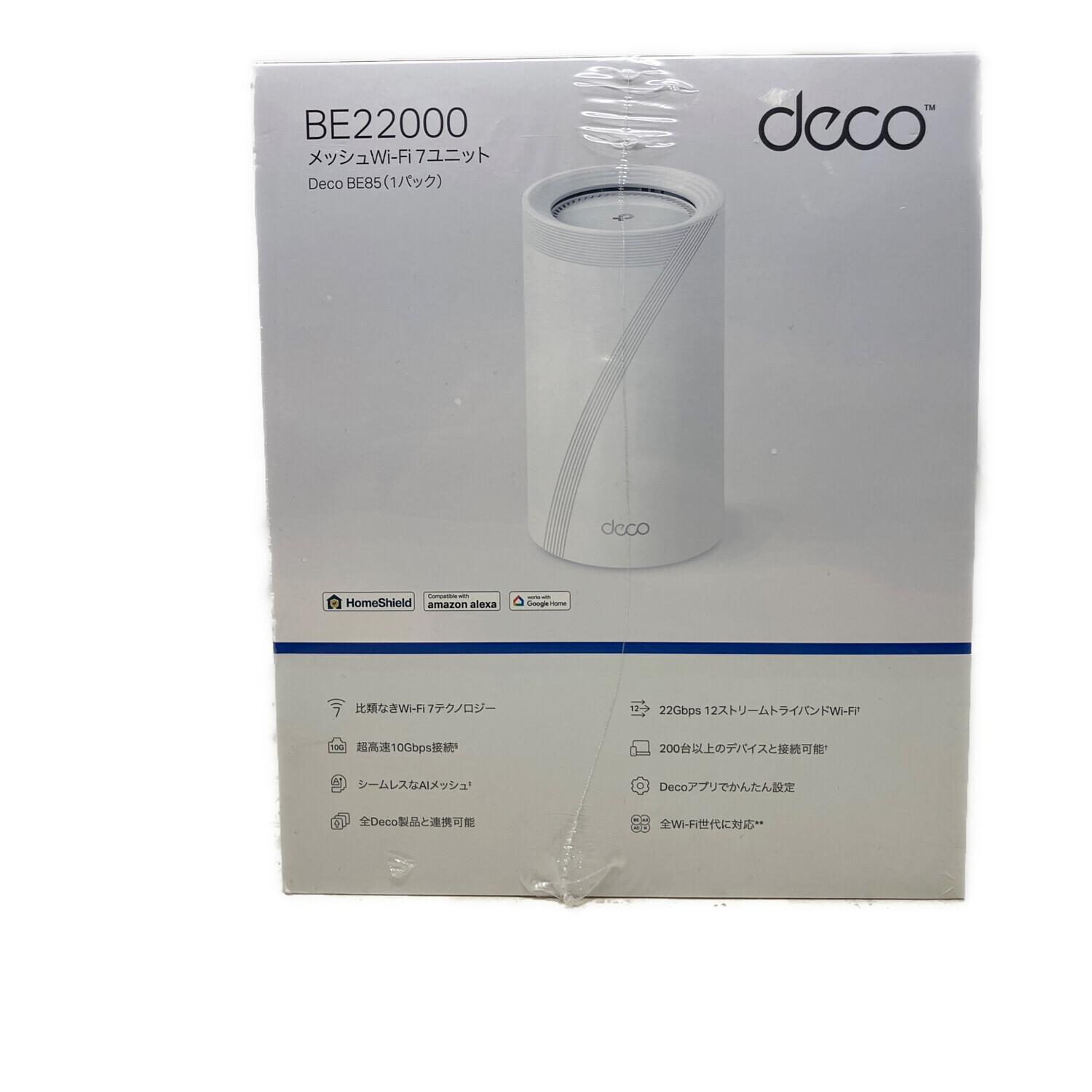 TP-Link Deco BE22000 メッシュWi-Fiルーター Deco BE85 | BE22000