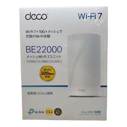 DECO (デコ) ルーター BE22000 トライバンドメッシュWi-Fi 7ユニット BE85