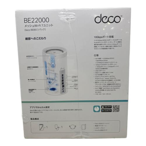 DECO (デコ) ルーター BE22000 トライバンドメッシュWi-Fi 7ユニット BE85