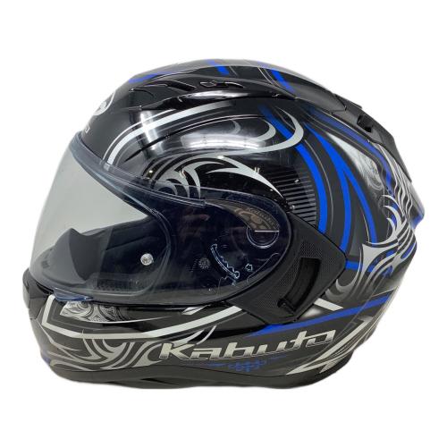 ★【オージーケーカブト】バイクヘルメットKAMUI３ ＦＢＹ サイズＬ 中古品★ Kabuto (カブト) バイク用ヘルメット KAMUI-Ⅲ PSCマーク(バイク