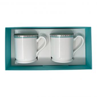 TIFFANY & Co. (ティファニー) マグカップ プラチナブルーバンド ペア