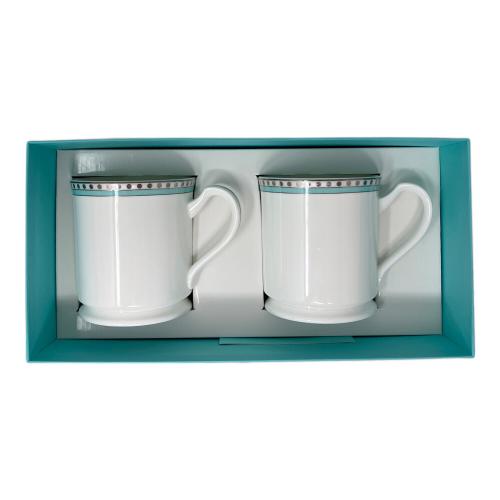 TIFFANY & Co. (ティファニー) マグカップ プラチナブルーバンド ペア