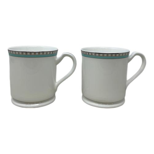 TIFFANY & Co. (ティファニー) マグカップ プラチナブルーバンド ペア
