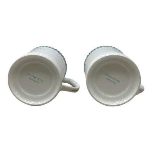 TIFFANY & Co. (ティファニー) マグカップ プラチナブルーバンド ペア