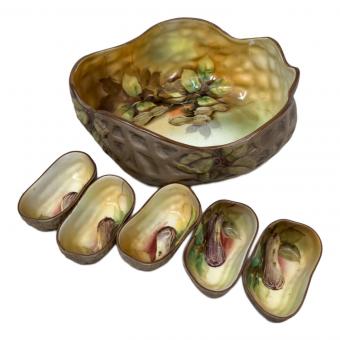 Noritake (ノリタケ) ナッツディッシュ 大1・小5セット