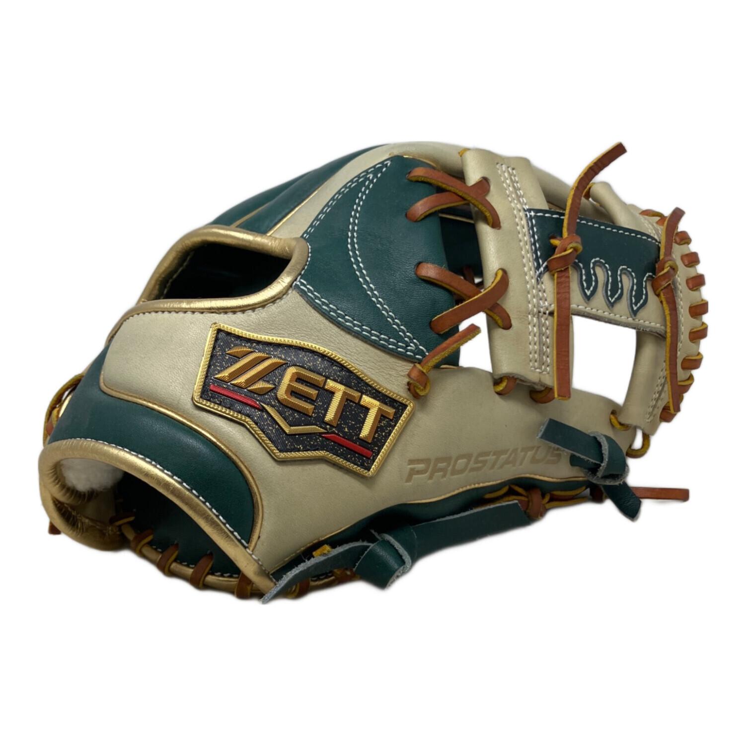 ZETT (ゼット) グローブ グリーン PROSTATUS 内野手 今宮モデル
