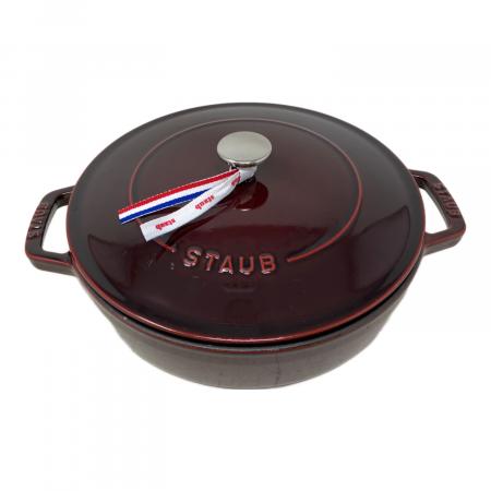 Staub (ストウブ) 両手鍋 グレナディンレッド ブレイザーソテーパン 24