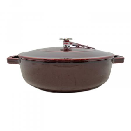 Staub (ストウブ) 両手鍋 グレナディンレッド ブレイザーソテーパン 24
