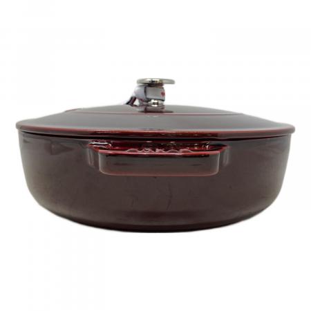 Staub (ストウブ) 両手鍋 グレナディンレッド ブレイザーソテーパン 24
