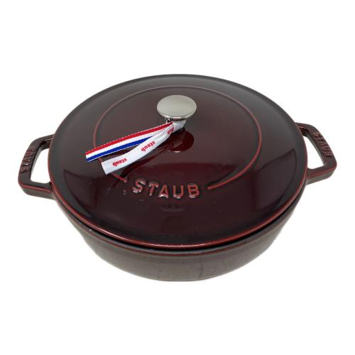 Staub (ストウブ) 両手鍋 グレナディンレッド ブレイザーソテーパン 24