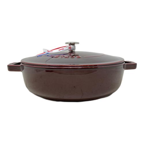 Staub (ストウブ) 両手鍋 グレナディンレッド ブレイザーソテーパン 24