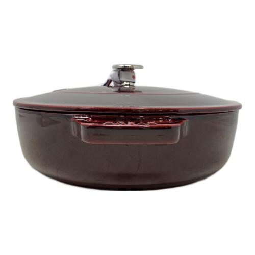 Staub (ストウブ) 両手鍋 グレナディンレッド ブレイザーソテーパン 24