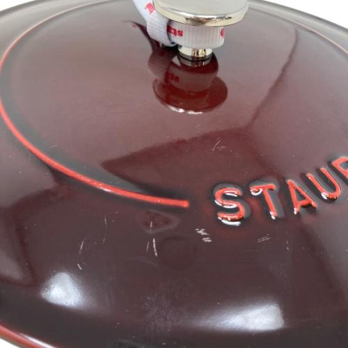 Staub (ストウブ) 両手鍋 グレナディンレッド ブレイザーソテーパン 24