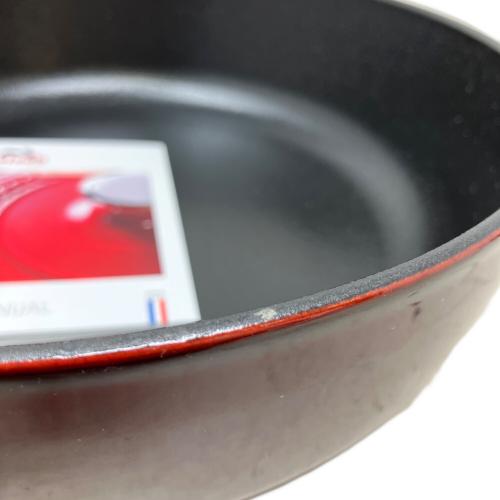 Staub (ストウブ) 両手鍋 グレナディンレッド ブレイザーソテーパン 24