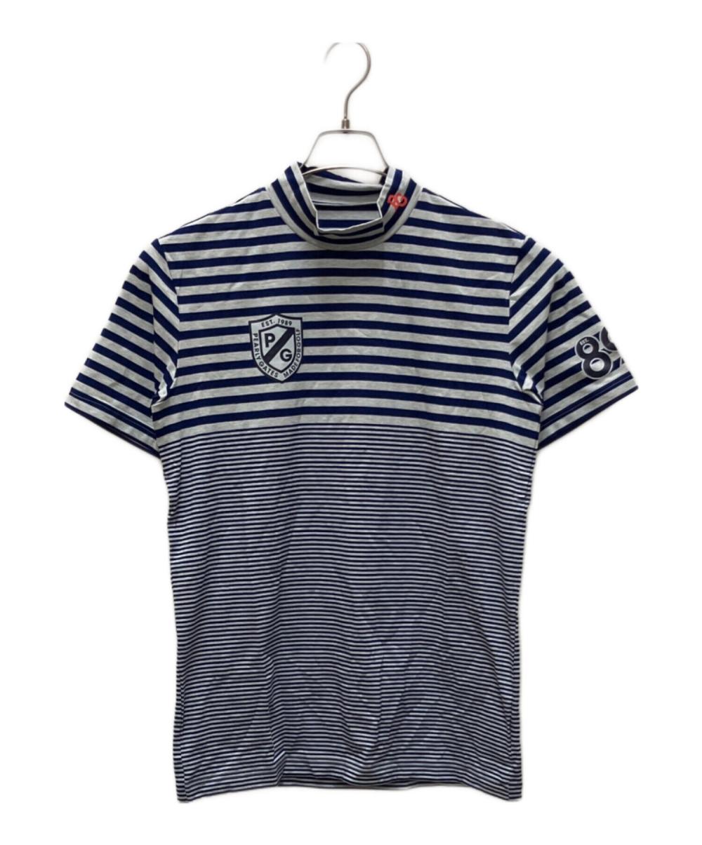 25SS PEARLY GATES モックネックカットソー　ゴルフウェア　M PEARLY GATES (パーリーゲイツ) ゴルフウェア(トップス) モックネック