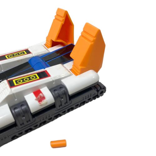 電光超人グリッドマン 超人合体DXサンダーグリッドマン 男の子おもちゃ シール使用済み ＠