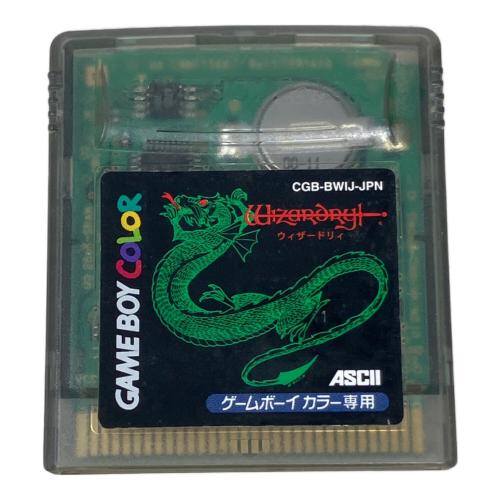ASCII(アスキー) Wizardry ウィザードリィ ゲームボーイカラー用ソフト CGB-BWIJ-JPN