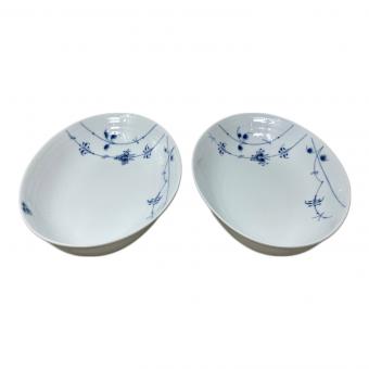 ROYAL COPENHAGEN (ロイヤル・コペンハーゲン) オーバルディッシュ ブルーパルメッテ