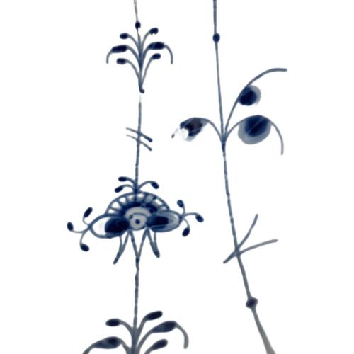 ROYAL COPENHAGEN (ロイヤル・コペンハーゲン) オーバルディッシュ ブルーパルメッテ