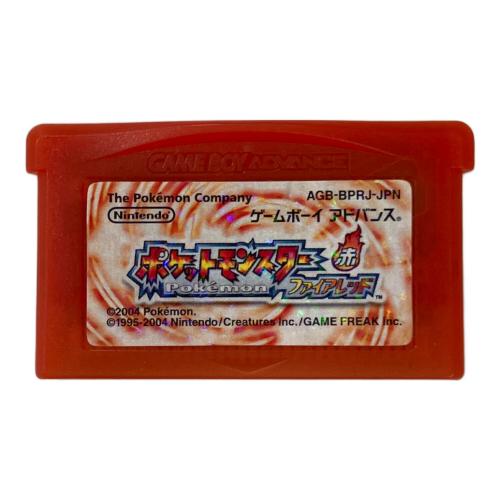 ポケットモンスター ファイアレッド ゲームボーイアドバンス用ソフト CERO A (全年齢対象)