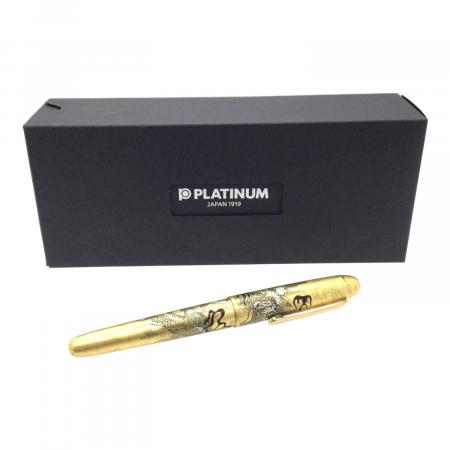 プラチナ万年筆 金沢箔 『松虎』 万年筆 PNB-350000H｜トレファクONLINE