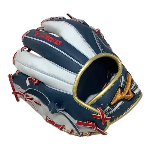MIZUNO (ミズノ) MIZUNO PRO 軟式グローブ ホワイト×ネイビー
